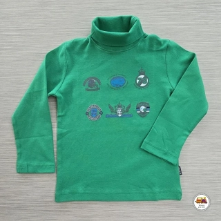 Chlapecký rolák bavlněný Wolf S2368 zelený vel.104