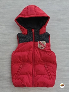 Zateplená vesta Wolf B2464 červená vel.104