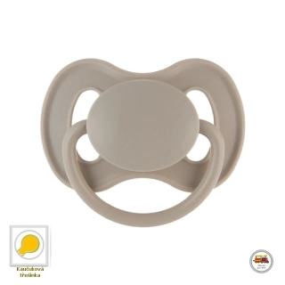 Dudlík kaučukový třešinka NUDE 6-18m 1ks béžovošedý 23/224