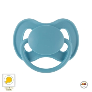 Dudlík kaučukový třešinka NUDE 6-18m 1ks modrý 23/224