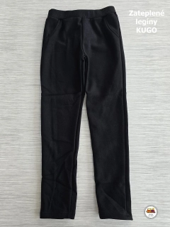Legíny zateplené Kugo YL8747 černé vel.158