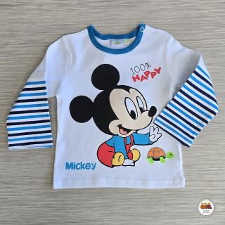 Chlapecké tričko bavlněné JTKL41507 Mickey na bílé vel. 86