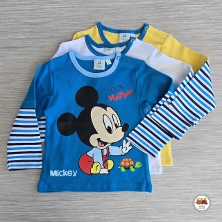 NOVINKA-Chlapecké tričko bavlněné JTKL41507 Mickey vel. 62-68, 68-74, 80, 86