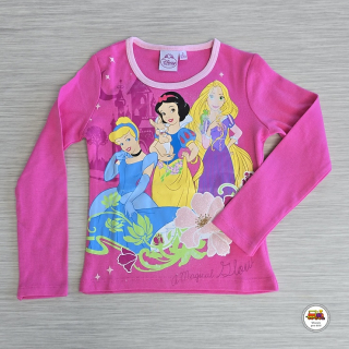Dívčí tričko Princess GTKL22583 růžové vel. 98-104