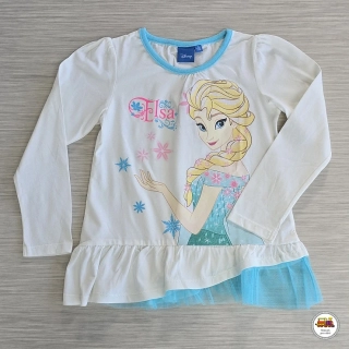 Dívčí tričko Frozen- Elsa GTJL62563 bílomodré vel.116