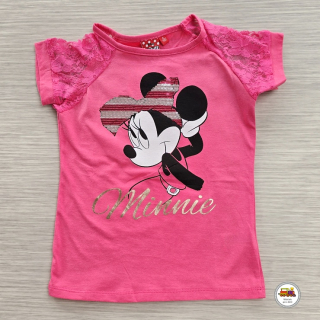 Tričko dívčí GVJM82040 Minnie Mouse na jahodové vel.110