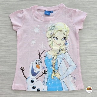 Tričko dívčí Disney GTJM62060 Frozen na světle růžové vel.110