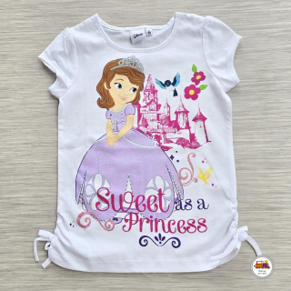 Tričko dívčí Disney GTJM52055 Sofia na bílé vel.116