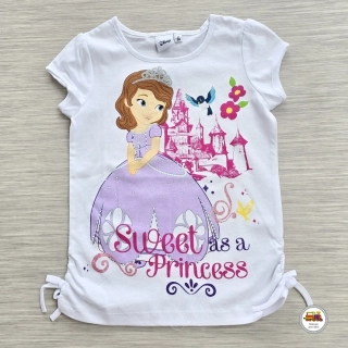 Tričko dívčí Disney GTJM52055 Sofia na bílé vel. 98