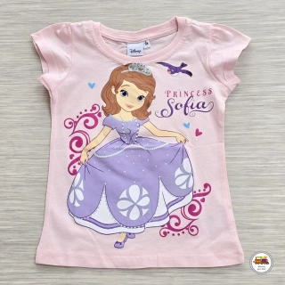 Tričko dívčí Disney GTJM52057 Sofia na světle růžové vel. 98