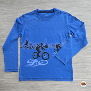 Bavlněné tričko Wolf S2233B modré vel.164