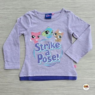 Dívčí tričko PetShop 952-015 fialové vel. 98