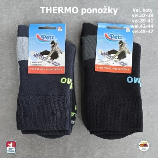 NOVINKA-Thermo ponožky české Petr vel.37-38, 39-41