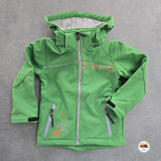 Chlapecká bunda softshellová zateplená Kugo S2616 zelená vel. 98