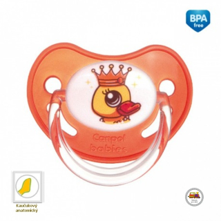 Šidítko 0-6m kaučukové anatomické EASY 22/603 červené