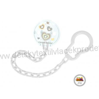  Řetízek na šidítko Newborn baby béžové 10/877