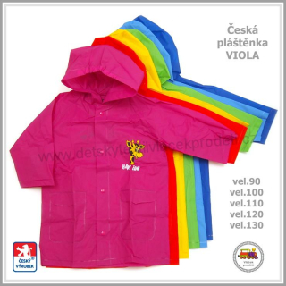 Dětské pláštěnky česká výroba Viola vel. 90, 100