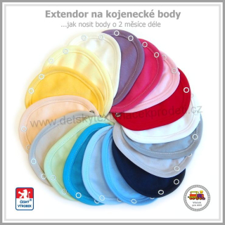 Extendor k prodloužení kojeneckého body