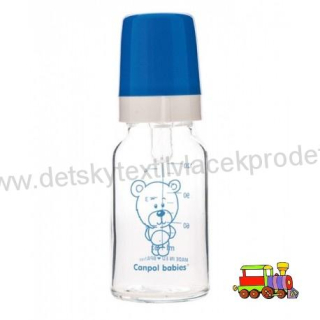 Láhev skleněná s jednobarevným potiskem 120ml Teddy Friend 42/102 