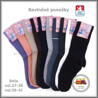 Ponožky bavlněné Petr vel.boty 35-38, 39-41