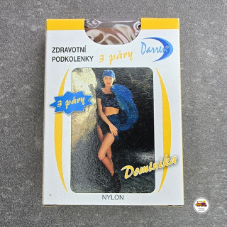 Silonové podkolenky 3 páry